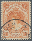 Niederlande: 1905, Definitives Wilhelmina, 10gld. Orange, Fresh Colour And Well Perforated, Neatly C - Briefe U. Dokumente