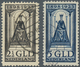 Niederlande: 1923, 25th Anniversary, 2.50gld. Brownish Black And 5gld. Blue, Both Top Values, Fresh - Briefe U. Dokumente