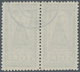 Niederlande: 1923, 25th Anniversary, 5gld. Bue, Horizontal Pair, Fresh Colour And Well Perforated, N - Covers & Documents