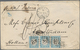 Niederlande - Portomarken: 1883, 20c. Light Blue/black, Horizontal Strip Of Three Paying Postage On - Postage Due