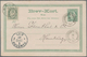 Norwegen - Ganzsachen: 1887 Commercially Used Uprated Reply Part Of A Postal Stationery Reply Paid C - Postal Stationery