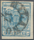 Österreich: 1850, 45 Centes Mailänder Postfälschung, Gut Gerandet In Hellblauer Farbnuance Mit Einem - Used Stamps