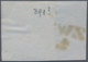 Österreich: 1850, 9 Kr. Handpapier Type I, Blau P 300 Auf Briefstück, VP 2 Aus Der Z III, Bst. 119. - Used Stamps