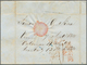 Österreich: 1850/1851, TEILFRANKO, Zwei Faltbriefe Aus Einer Korrespondenz Von Wien Nach Rotterdam, - Gebraucht