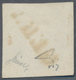 Österreich: 1851, 'Gelber Merkur' (6 Kr.) Gelb, Type Ib. Die Marke Ist Mit Einem Ziemlich Vollständi - Gebraucht