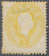 Österreich: 1860, Freimarke Kaiser Franz Joseph 2 Kr. (hell)gelb, Vollzähnige, Frische Marke Mit Fla - Used Stamps