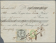 Österreich: 1863, 3 Kreuzer Grün Und Steuermarke 60 Kr Schwarz/grau, Beide Marken Handschriftlich En - Gebraucht