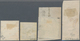 Österreich: 1861, Zeitungsmarke Franz Joseph (1.05 Kr.) In Vier Verschiedenen Farbnuancen Dabei Ein - Gebraucht