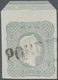 Österreich: 1861, Zeitungsmarke Franz Joseph (1.05 Kr.) Grau Vom Oberrand Mit Kompl. Randleiste Und - Oblitérés