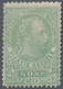 Österreich - Telegrafenmarken: 1873, Kaiser Franz Joseph 40 Kr Grün, Buchdruck ("Steindruck") In Zäh - Telegraph