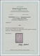 Österreich - Telegrafenmarken: 1873, Kaiser Franz Joseph 2 Gulden Violett, Buchdruck ("Steindruck") - Telegraphenmarken