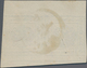 Österreich - Zeitungsstempelmarken: 1858, Doppeladler 1 Kr. Blau Mit Teilen Von Vier Anhängenden Mar - Newspapers