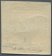 Österreich - Zeitungsstempelmarken: 1858, 1 Kr. Blau, Grober Druck, Provisorische Type I, Dreiseitig - Giornali