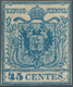 Österreich - Lombardei Und Venetien: 1850, 45 C. Dunkelblau, Farbtiefes Exemplar In Allseits Lupenra - Lombardy-Venetia