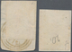 Österreich - Lombardei Und Venetien - Stempelmarken: 1854, 15 C Grün/schwarz, Kupferdruck, Zwei Exem - Lombardo-Venetien