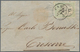 Österreich - Lombardei Und Venetien - Stempelmarken: 1854, 15 C Grün/schwarz, Kupferdruck, übergehen - Lombardy-Venetia