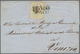 Österreich - Lombardei Und Venetien - Stempelmarken: 1854, 15 C Grün/schwarz, Kupferdruck, übergehen - Lombardo-Venetien