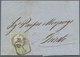 Österreich - Lombardei Und Venetien - Stempelmarken: 1854, 30 C Grün/schwarz, Kupferdruck, übergehen - Lombardo-Venetien