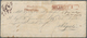 Österreich - Lombardei Und Venetien - Stempel: "MILANO 25 5" (1854) Roter R1 (Sassone 13 Punkte) Sow - Lombardo-Venetien