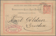 Österreichische Post In Der Levante: 1893/1900, Vier Bedarfsgerecht Verwendete Ganzsachenpostkarten - Eastern Austria