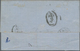 Österreichische Post In Der Levante: 1868 Folded Cover Sent From Lloyd Agency Constantinople To Geno - Eastern Austria