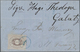 Österreich - Donau-Dampfschifffahrtsgesellschaft: GALATZ, 1866, 10 Kr. Lila Mit Blauem Ekr. "5/8" Au - Other & Unclassified