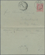 Österreich - Verwendung In Liechtenstein: 1903, Ganzsachen-Kartenbrief 10 Heller Kaiserkopf Türbogen - Sonstige & Ohne Zuordnung