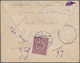 Polen: 1919, 90h. Lilac-carmine, Single Franking On Reverse Of Registered Cover From "PRZEMYSLANY 6. - Other & Unclassified