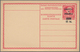 Polen - Ganzsachen: 1919, Card 15hl. On 10h. Red, Unused. - Stamped Stationery