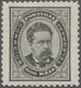 Portugal: 1884, King Luis I. 500r. Black Perf. 12½ Mint Heavy Hinged With Gum Faults And Reperforate - Sonstige & Ohne Zuordnung