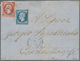 Rumänien: 1859: France 1854 Napoleon III, Imperforated 80c And 20c (both Very Fine With Full Margins - Covers & Documents