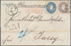 Rumänien: 1866, INCOMING MAIL: Saxony 5 Ngr. Deep Grey-violet And 2 Ngr. Blue With Double Cds "LEIPZ - Covers & Documents