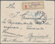 Rumänien: 1918 Registered Cover From Govora To Bucarest During The German Occupation, Franked On The - Briefe U. Dokumente