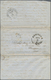 Rumänien - Besonderheiten: 1853, DISINFECTED MAIL, Entire Letter From Pera (Beyoglu, Turkey), Dated - Other & Unclassified