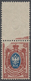 Russland: 1908, 15 K Brown Lilac/blue Vertical Pair, One Item With Nearly Total Pressure Fails - Gebraucht