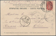 Russische Post In China: 1904, Viewcard Of Moscow (Hotel National) Sent By TPO-Line 261 To Peking, S - China