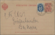 Russische Post In China - Ganzsachen: 1903, Stationery Card 3 K. Uprated 10 K. Tied Two Clear Strike - Chine