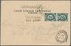 Russische Post In Der Levante - Staatspost: 1900, 2 K. Green Vertical Pair Tied "Konstantinopoli 18 - Turkish Empire