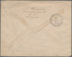 Russland - Ganzsachen: 1884, Commercially Used Postal Stationery Envelope 20 Kop. Blue On Cream, Sen - Stamped Stationery