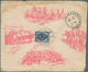 Russland - Besonderheiten: 29.12.1905 Pictorial Christmas Envelope Incl. Content On Painted Notepape - Other & Unclassified