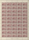 San Marino: 1927, War Memorial Complete Set Of Three In Complete Folded Sheets With 50 Sets And Impr - Sonstige & Ohne Zuordnung