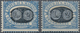 San Marino - Portomarken: 1931, Overprints, 2l. On 10c. Blue/brown And 2l. On 30c. Blue/brown, Two V - Portomarken