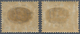 San Marino - Portomarken: 1931, Overprints, 2l. On 10c. Blue/brown And 2l. On 30c. Blue/brown, Two V - Portomarken