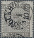 Schweden: 1855 Sex (6) Skill. B:co. Grey, Cancelled By "STOCKHOLM 1/10 1857" C.d.s., Fresh And Very - Gebraucht