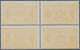 Schweden - Dienstmarken: 1874/1881, 24 Öre Yellow In Block Of Four, Mint Never Hinged - Dienstmarken