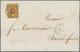 Schweiz: 1850 Rayon II 10 Rp. Schwarz/rot/tieforangegelb (sog. "Tabak"), Type 29 Vom Druckstein A1-O - Unused Stamps