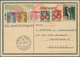 Schweiz: 1930 Zeppelin Schweiz-Fahrt: Ganzsachenkarte 10 Rp. Mit Ungewöhnlicher Zusatzfrankatur Best - Unused Stamps