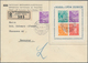 Schweiz: 1934, NABA-Block Mit Entspr. SoSt. 2.X.34 Auf Ausstellungs-Umschlag, Mit Zusatzfrankatur 10 - Ungebraucht