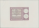 Schweiz: 1966. Essay In Schwärzlich Graulila Mit Hellgrünlich-grauen Hintergrundabbildungen Für 50 R - Unused Stamps