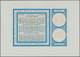 Schweiz: 1966. Essay Kobaltblau Mit Hellchromgelben Hintergrundabbildungen Für 50 Rappen Wien Typ I. - Unused Stamps